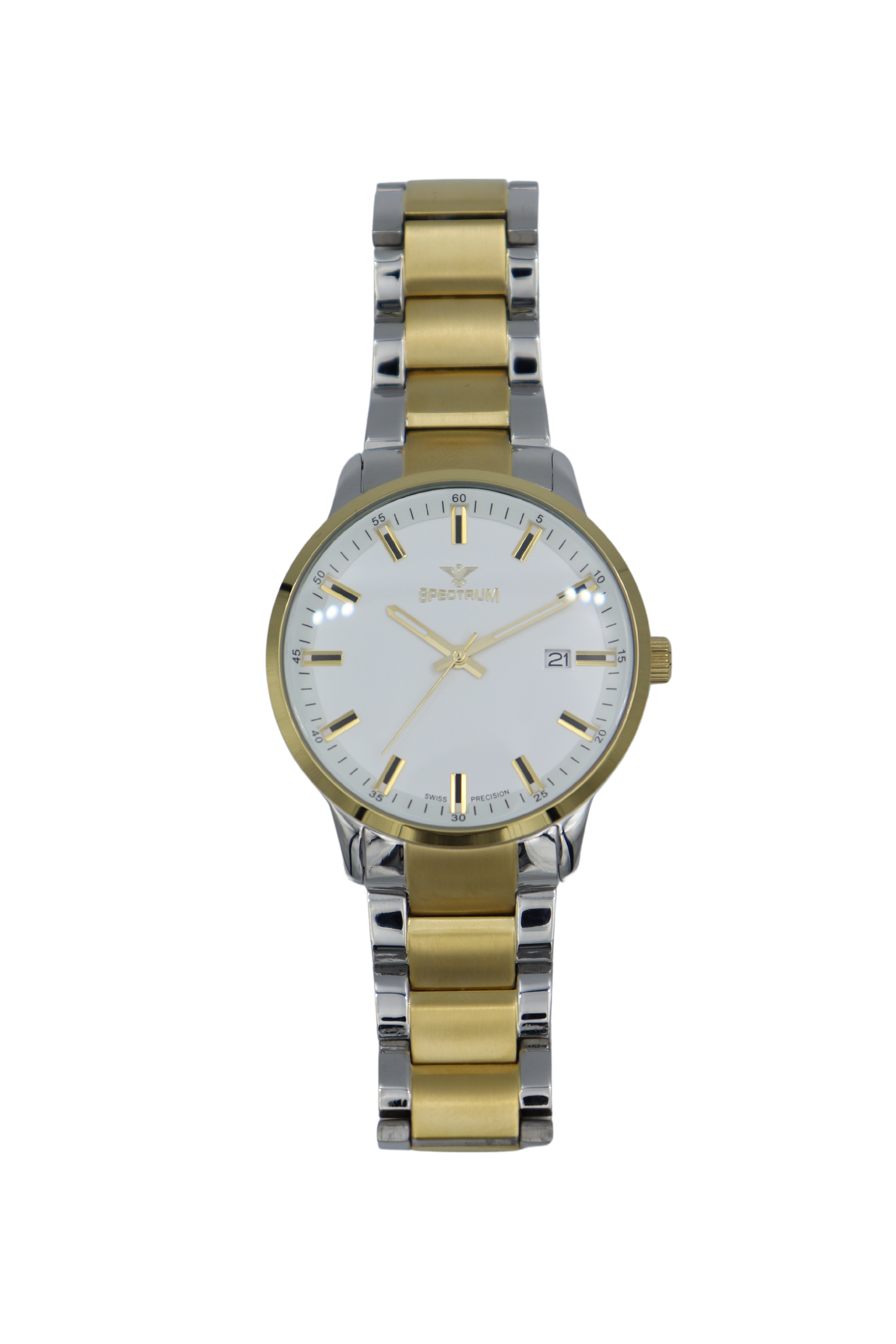 Challenger Stainless Steel Men's Gold Watch - S12537M-1 — Spectrum